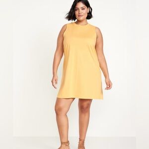 New Old Navy tank style summer dress yellow women’s XXL 20 22